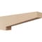Ekena Millwork 2"W x 12"D x 4"H Thin Clemmons Rough Cedar Woodgrain TimberThane Corbel, Primed Tan CORUR02X12X04CLERCPR - alternate 1